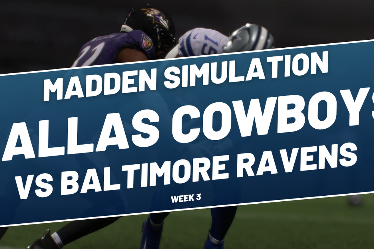 Dallas Cowboys lose heartbreaker to Baltimore Ravens in Madden simulation