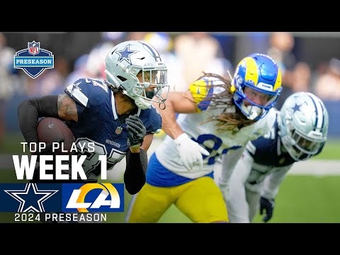 Dallas Cowboys Top Plays vs. Los Angeles Rams | 2024 Preseason Week 1