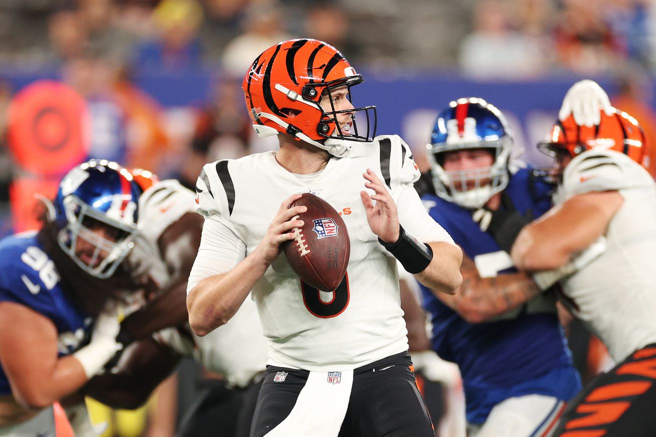 Sunday Night Football odds, pick and live discussion: Bengals at Giants