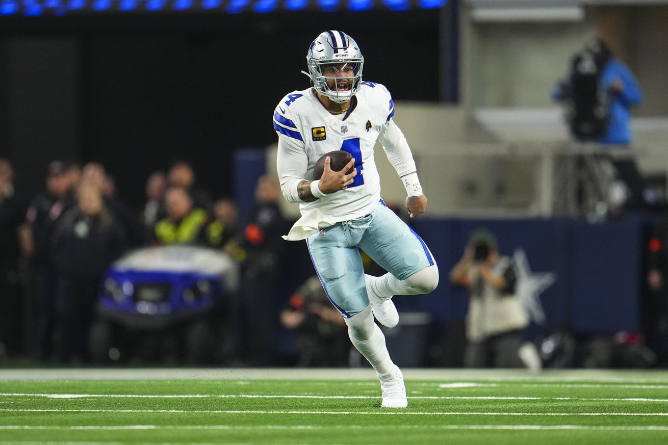 Jerry Jones noted the Cowboys don’t exactly want to see Dak Prescott run with the football