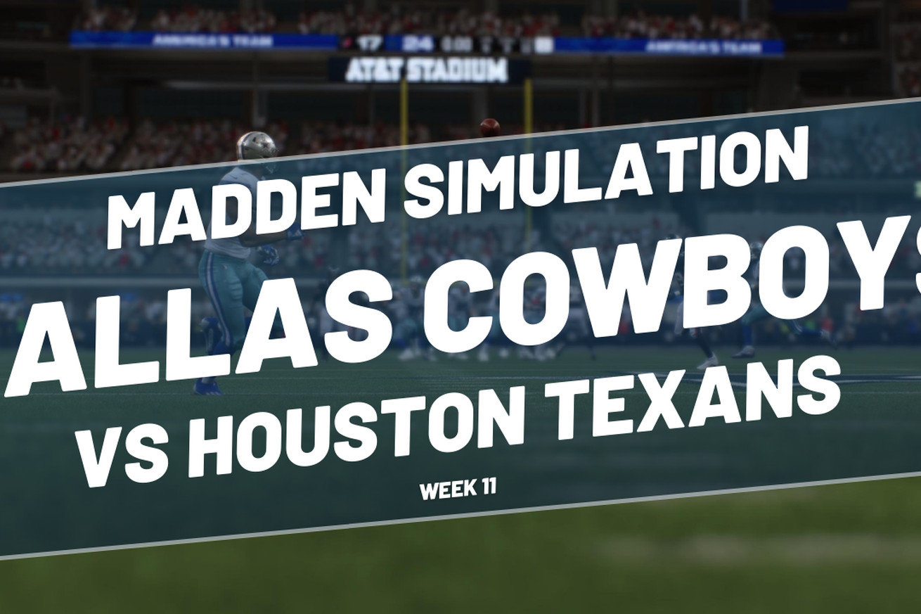 Cowboys predicted to beat Texans in close game according to Madden simulation