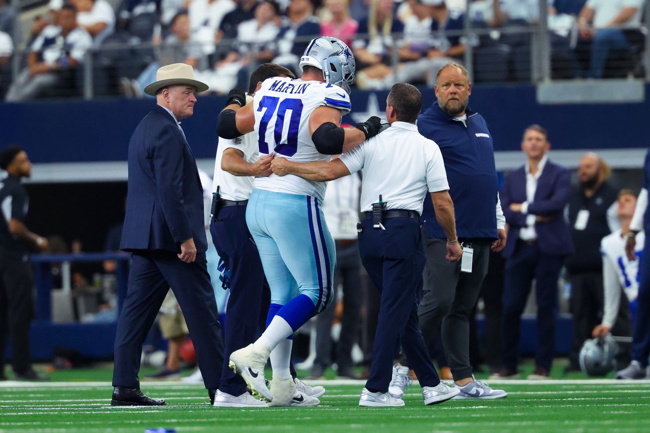 Cowboys news: Zack Martin, Trevon Diggs ruled out vs Commanders