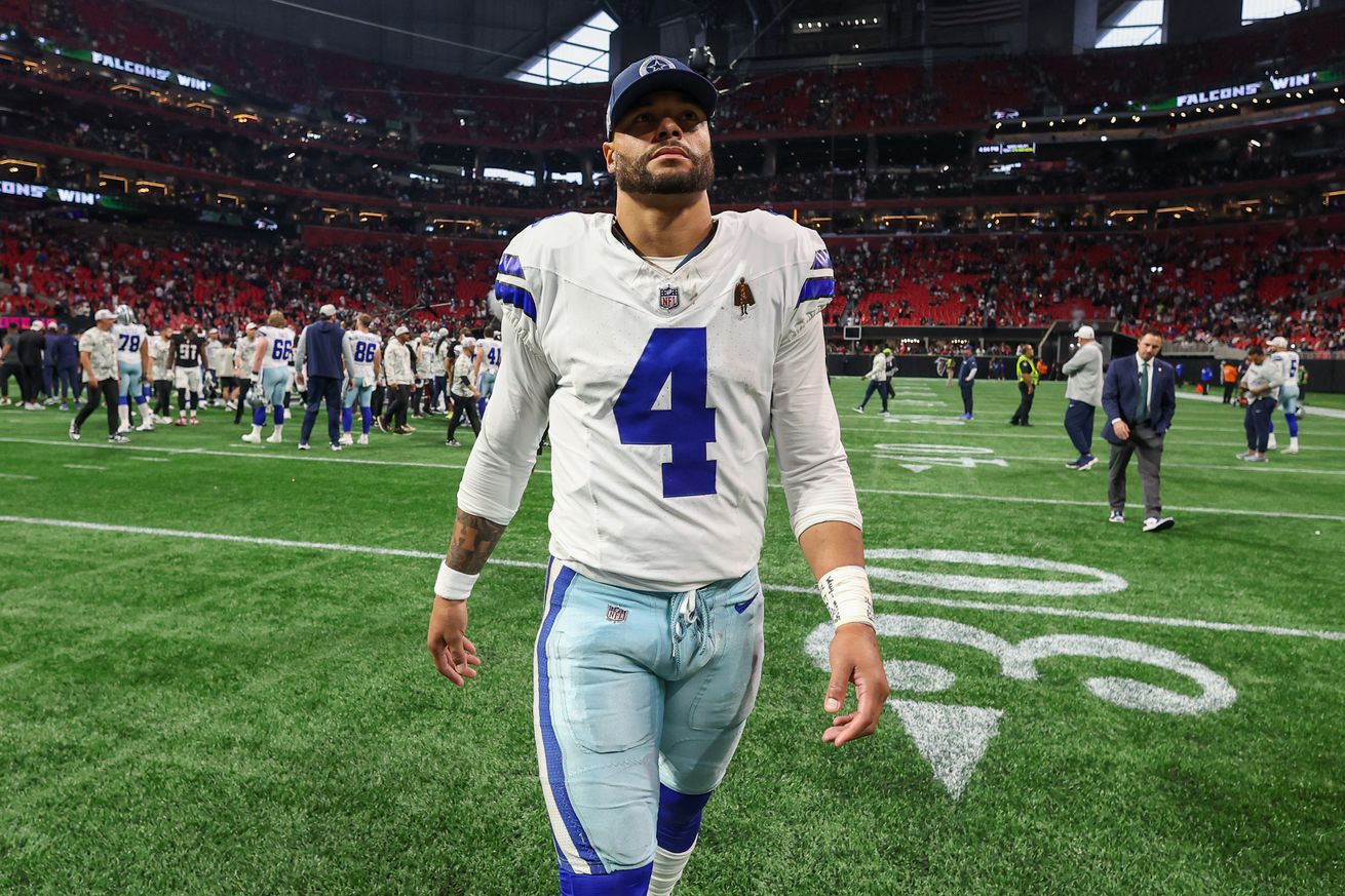 Cowboys news: Dak Prescott suffers injury in Dallas’ 27-21 loss to Atlanta