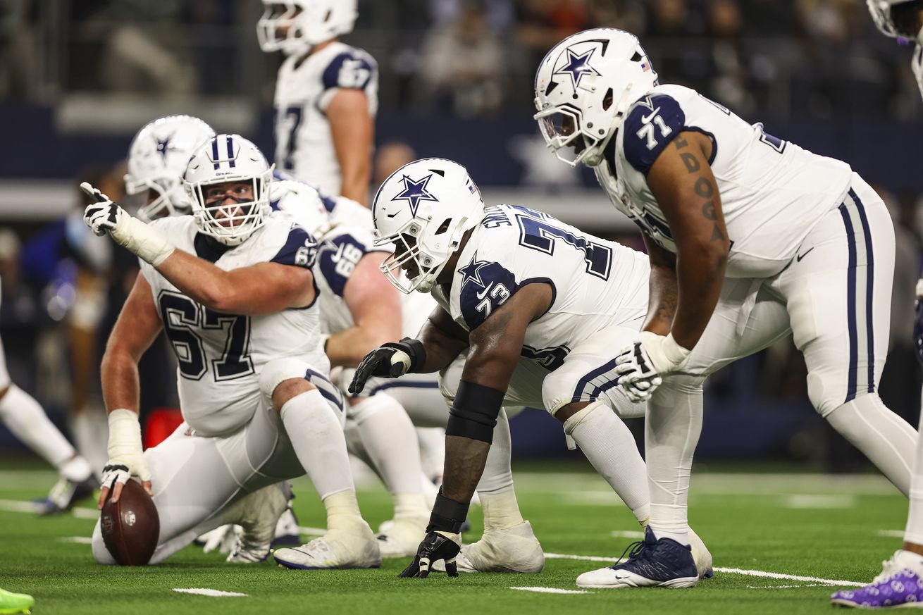 Despite all the shuffling, the Cowboys offensive line appears to be getting better