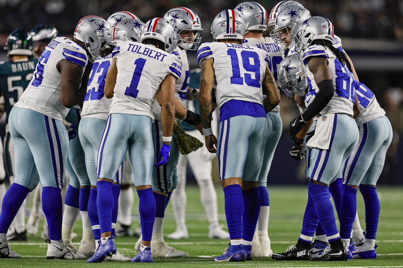 Dallas Cowboys offensive depth chart heading into the 2025 offseason