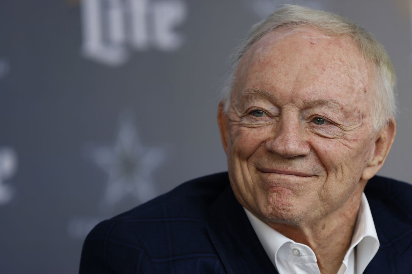 Cowboys owner Jerry Jones declined multiple opportunities to speak while at the combine