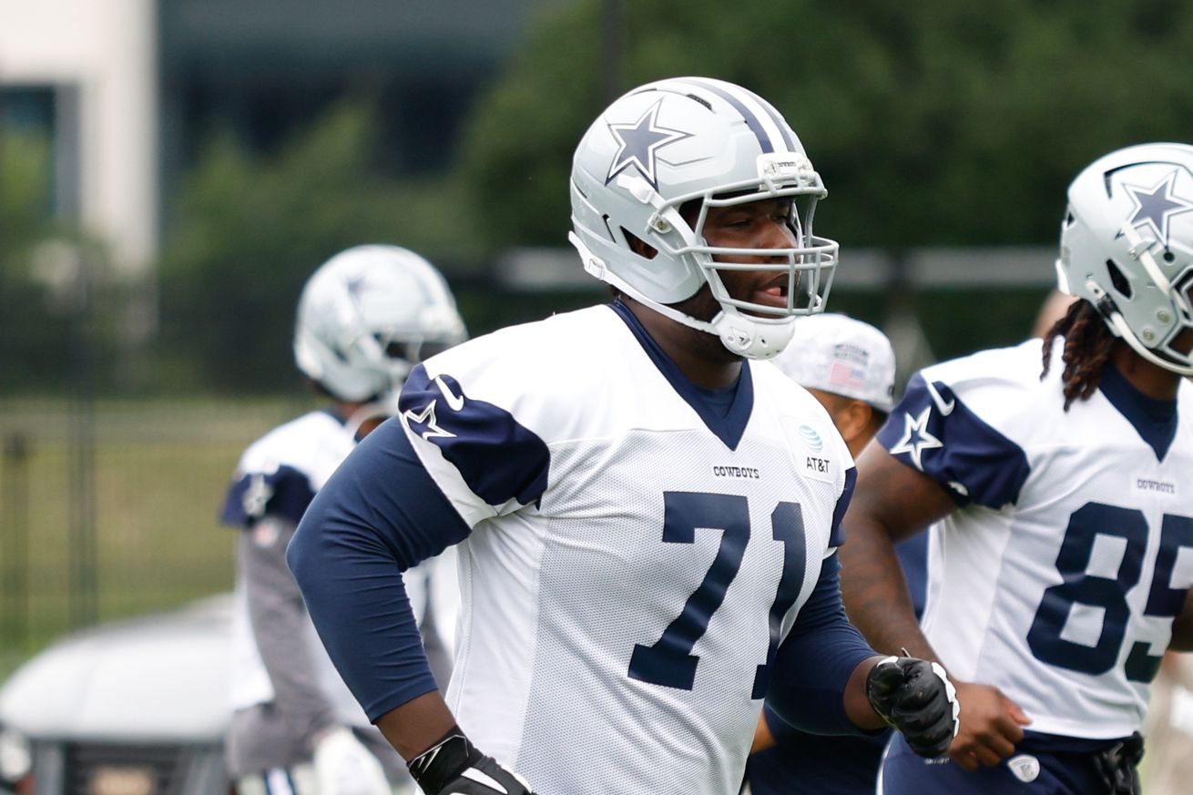 Cowboys practice #7: Nate Thomas thrown into the fire at left tackle