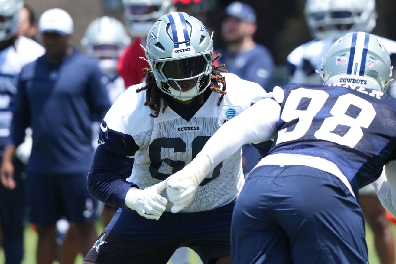 Cowboys injuries: Left tackle Tyler Guyton goes down in practice, taken straight to locker room Cowboys injuries: Left tackle Tyler Guyton goes down in practice, taken straight to locker room