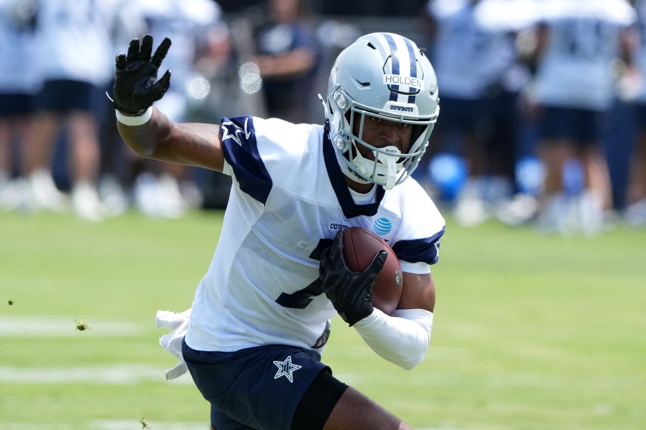 Cowboys training camp: Traeshon Holden does it again Cowboys training camp: Traeshon Holden does it again