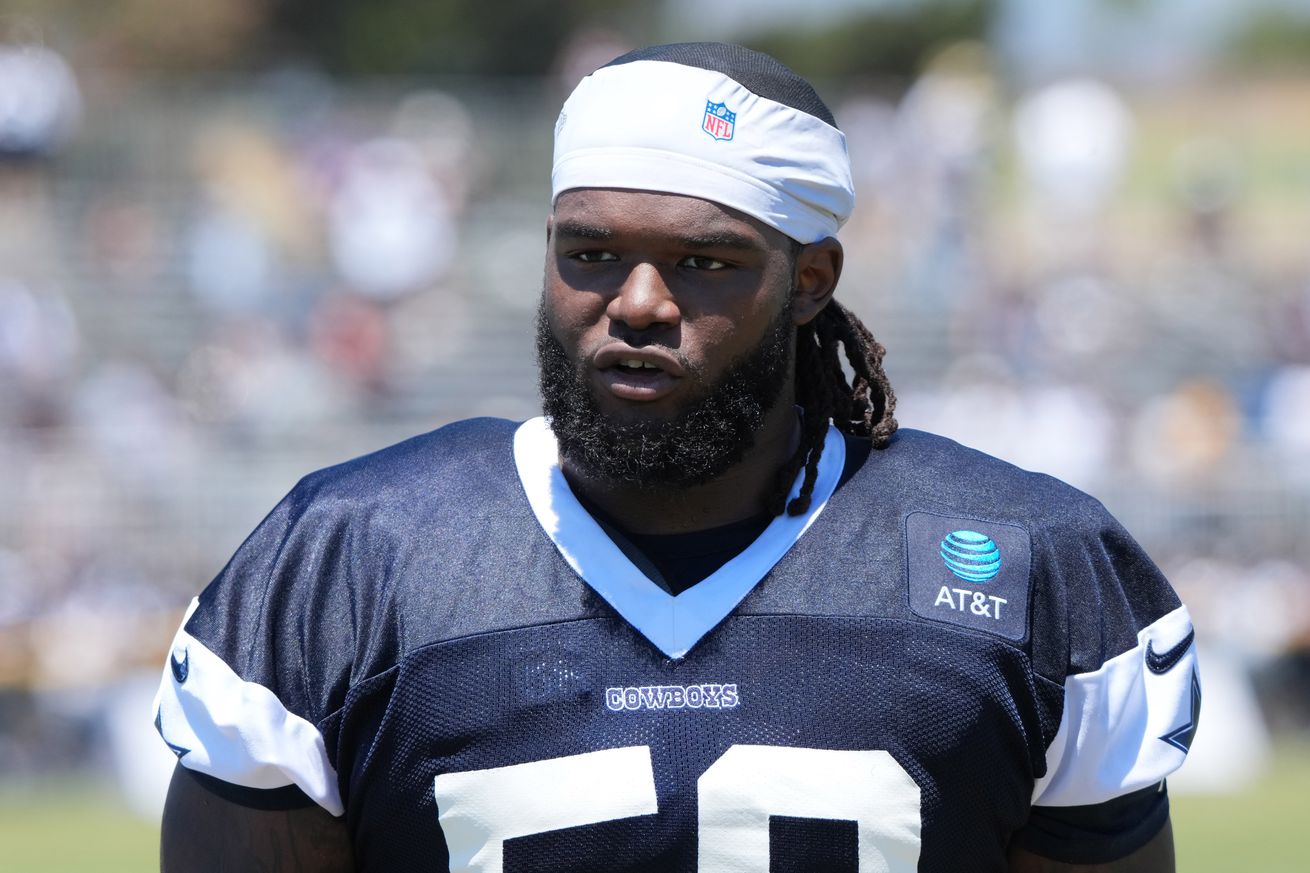 Cowboys training camp: Mazi Smith exits Monday practice with injury